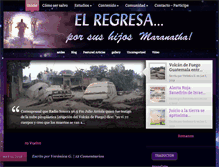 Tablet Screenshot of elregresa.net